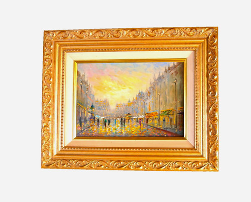 Huile sur panneau - panneau, roch