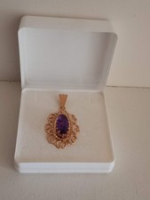 Superbe ancien pendentif or