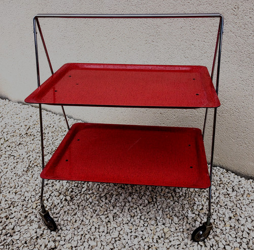 Table desserte bar roulettes - table,