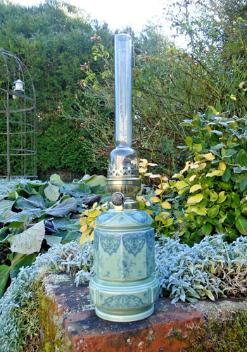 Ancienne lampe pétrole - lampe, à