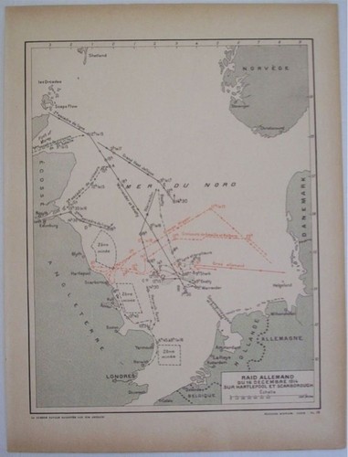 Carte mer nord atttaque - carte,
