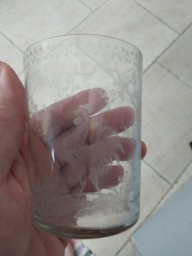 Ancien verre louis cristal - verre,