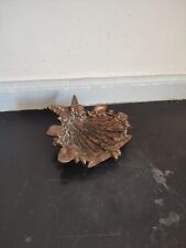 Cendrier vide poche en métal ancien coquille St Jacques 