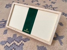Rolex Presentation Tray in Natural Marble, Leather and Genuine Suede 