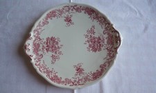 Villeroy et Boch Service Valeria rouge PLAT GATEAU ou TARTE 29 x 26 cm