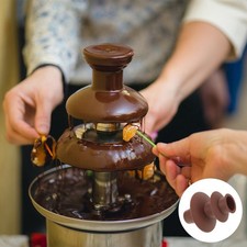  Fontaine à chocolat électrique à 2 niveaux, tige en spirale, accessoire de