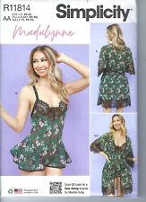 11814 PATRON SIMPLICITY CREATIONS LINGERIE BODY DESHABILLE GRANDE TAILLE 32 A 66