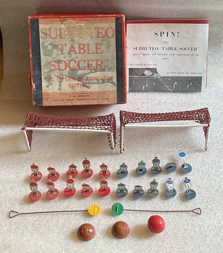 1950 subbuteo red box - red, table