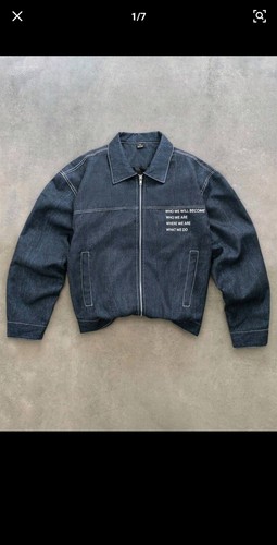 Veste jean bleu brut - veste,