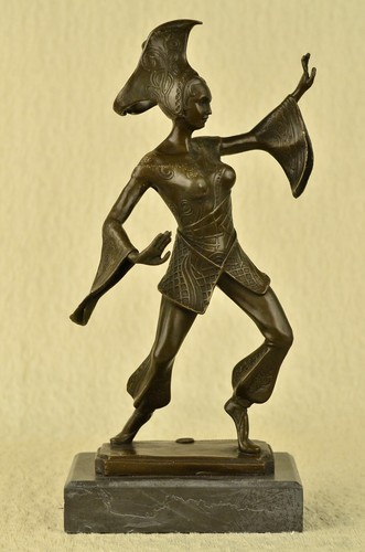 Chiparus statue en bronze - chiparus,