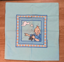Vintage 1998 Herve/Moulinsart Tin Tin Coke En Stock Pillow Case 23in x 24in