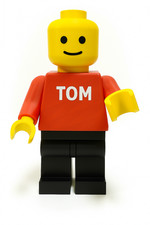 Figurine LEGO géante articulable 55cm 3D personnalisable / Custom 22in LEGO