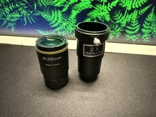 Bresser PL 26mm Telescope Eyepiece + 2x Barlow Lens Magnifier