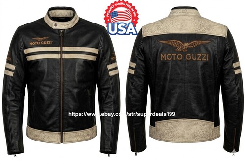 Moto guzzi motorbike - guzzi, leather