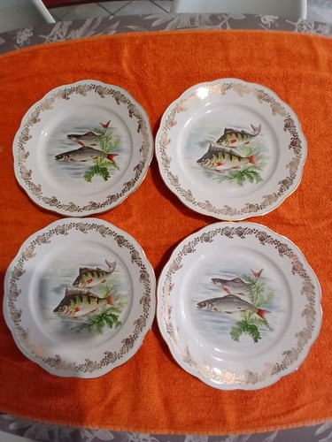 Assiettes porcelaine décor - assiettes,