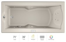 Jacuzzi FUZ7236 WLR 4CH 72" x
