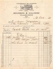 1931 ETS DES SHOES BOUSSON ET CULOSSE A VALENCE SUR RHONE - M. GRAZIANI