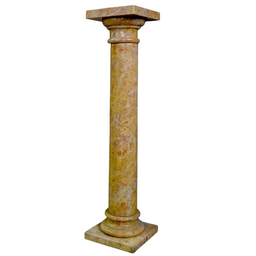 Colonne marbre jaune reale - en,