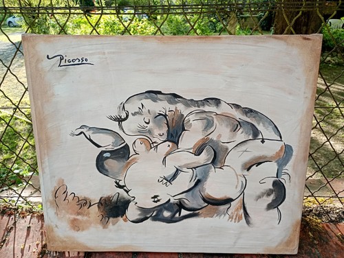 Tableau hst signé - tableau, picasso