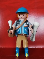 PLAYMOBIL SÉRIE 13 FIGURINE LE LIVREUR DE JOURNAUX EN LOOSE NEUF 