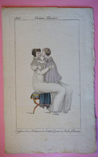 BELLE GRAVURE COULEUR COSTUME