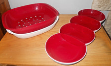 TUPPERWARE : LOT ALLEGRA - PANIERE/PLAT DE SERVICE ET ALLEGRAPERO