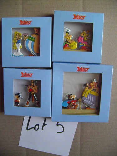 Figurines astérix métal - ,