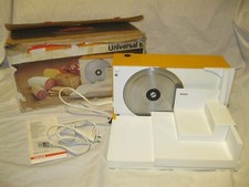 🍗 Vintage 70s Ancienne TRANCHEUSE ÉLECTRIQUE ORANGE KRUPS ELECTRONICS en BOÎTE