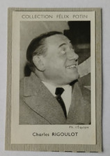 1952 CHARLES RIGOULOT  Haltérophilie Felix Potin carte photo