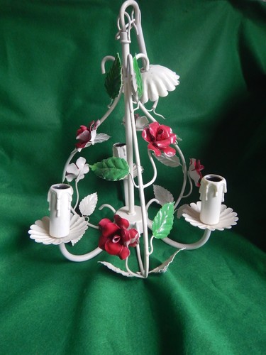 Lustre cage metal peint tole - peint,