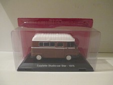 CAMPING CAR MOTORHOME RENAULT ESTAFETTE STUDIO CAR STAR 1975 1/43 NEUF BLISTER