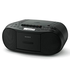 Sony CD Radio Cassette Enregistreur CFD-S70 FM/AM/Wide FM Enregistreable BK
