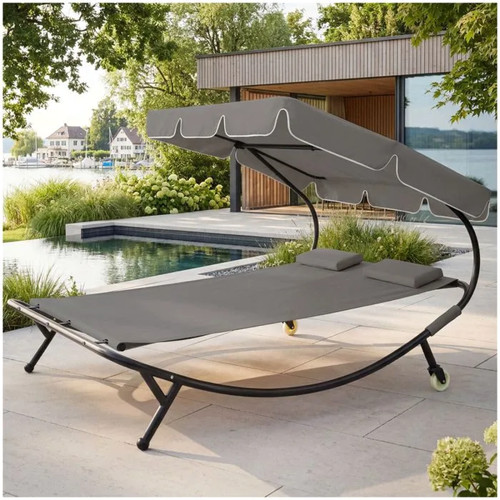 Tectake transat double acier - tectake,