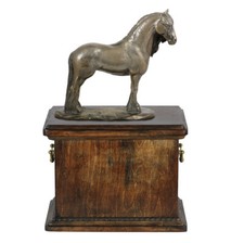 Frison jument urne bois - urne, en