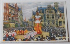 Image CHROMO COTE D'OR Collection FOLKLORE BELGE N°125 - YPRES - Géant GOLIATH