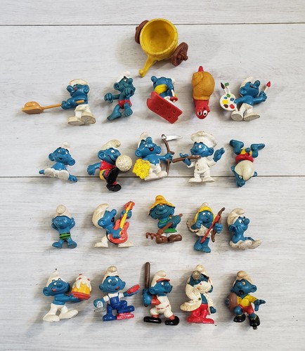 Lot figurines schtroumpfs - figurines,