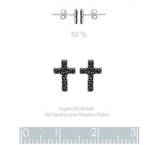 Dolly-Bijoux Bo Rhodié Croix