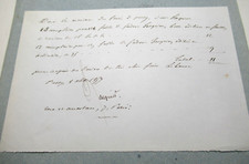 FREDERIC JACQUIER Autograph Signed 1857 LITERATOR FABULIST ROMORANTIN PASSY