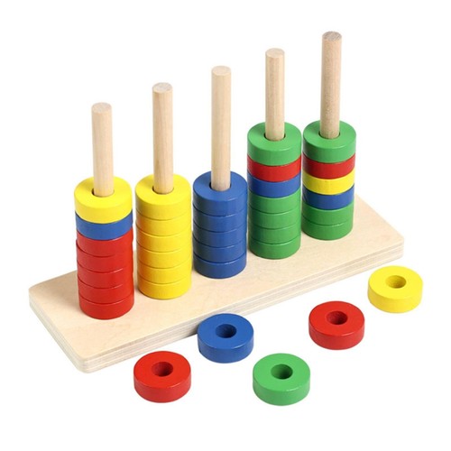 Jeu anneaux empilables - de, 4