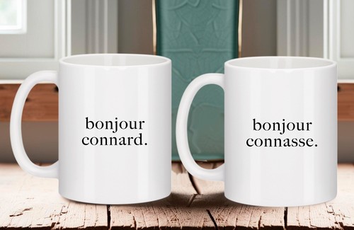 Mug bonjour connasse - mug, connasse"