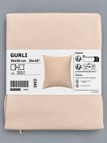 Housse coussin ikea gurli - de,