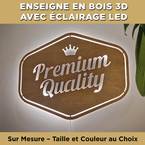 Enseigne lumineuse led logo - lumineuse,