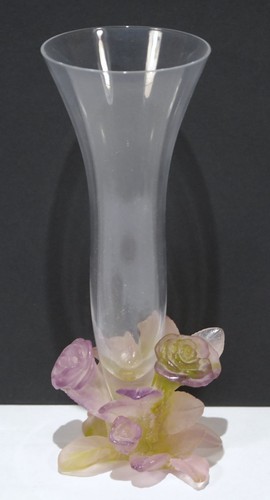 Daum nancy art glass floral - art,