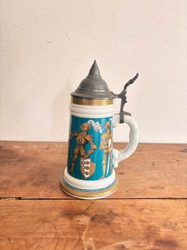 Chope biere porcelaine - biere,