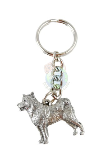 Porte clés malamute - malamute, Étain