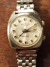 Vintage DICHIWATCH Datofonic Jean De Vit By RODANIA WATCH CO.,,WORKS, 17 jewels,