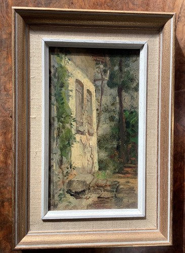Huile sur panneau - , :