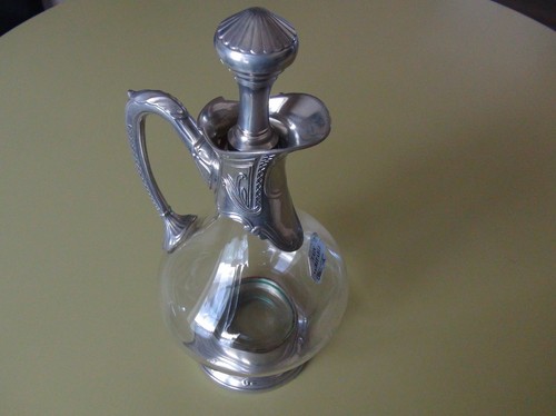 Carafe aiguière étains du - , "étains