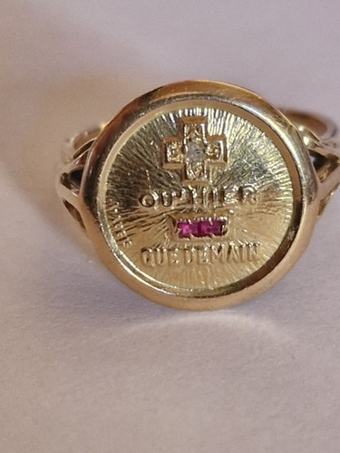 Bague médaille amour - bague,