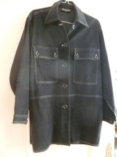 VESTE PEAU DE PECHE NOIRE